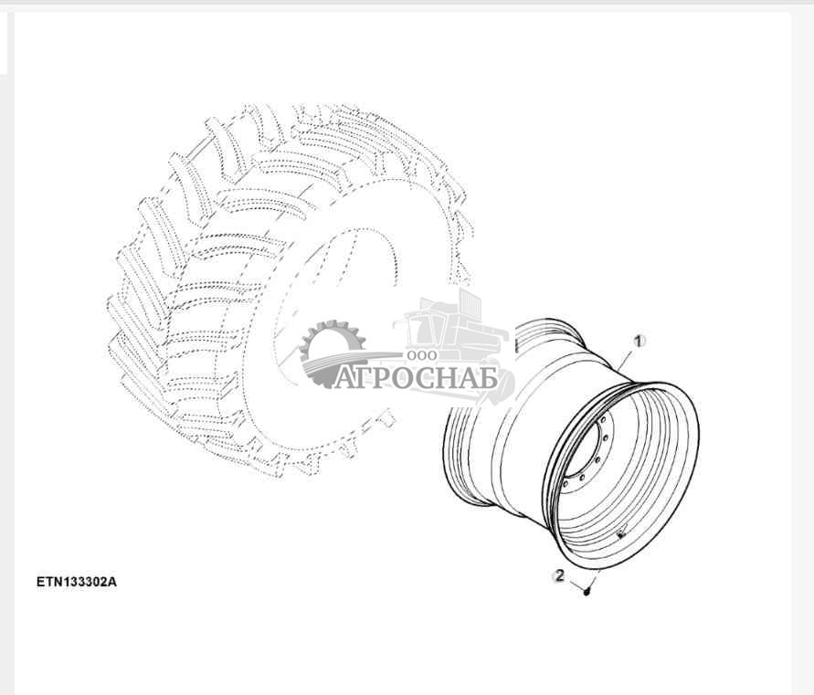 Drive Wheel, DW25B x 32 